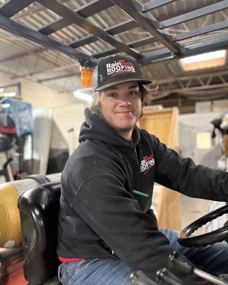 RainTech crew member at the Tulsa shop