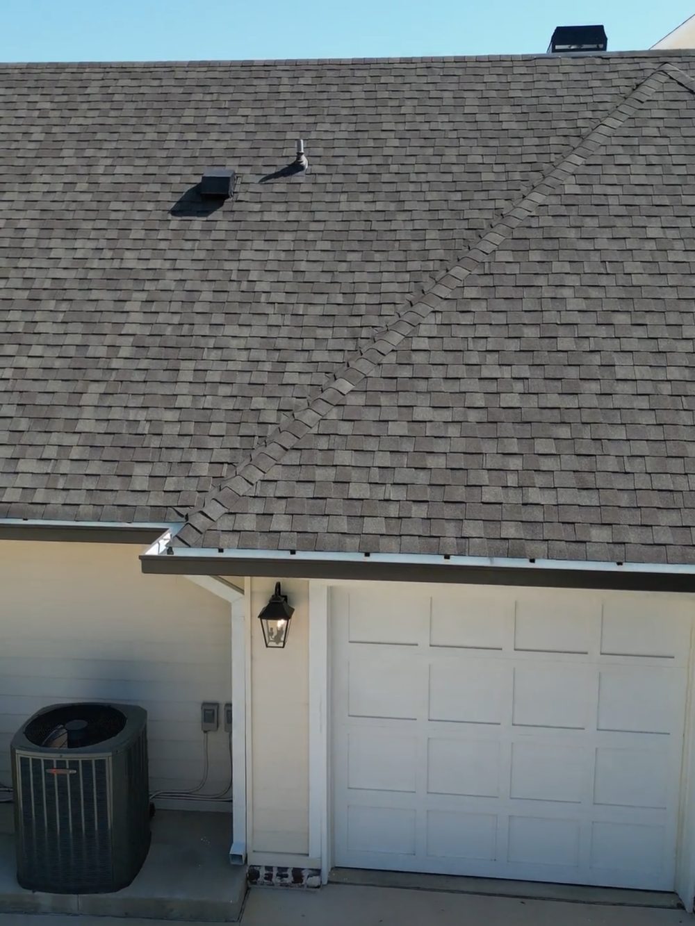 Finished gutter line