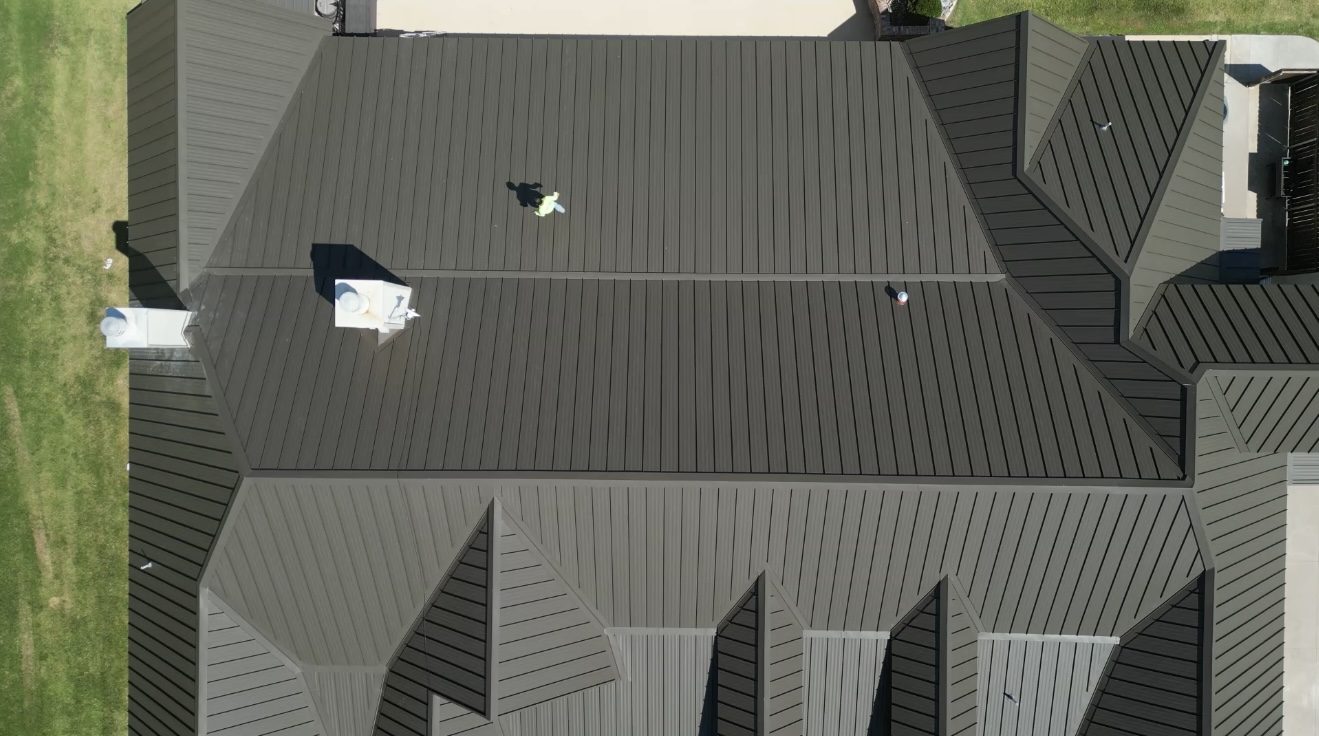 Standing seam metal roof