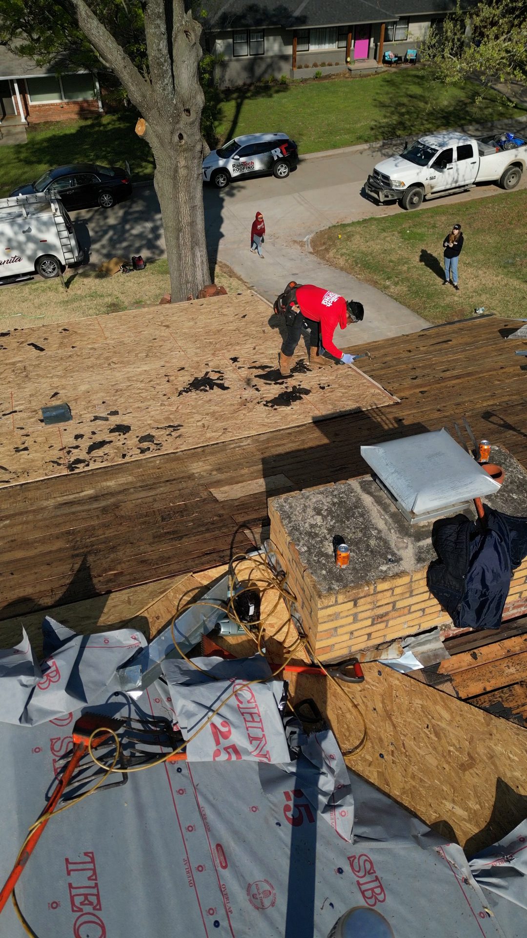 Decking check before dry-in