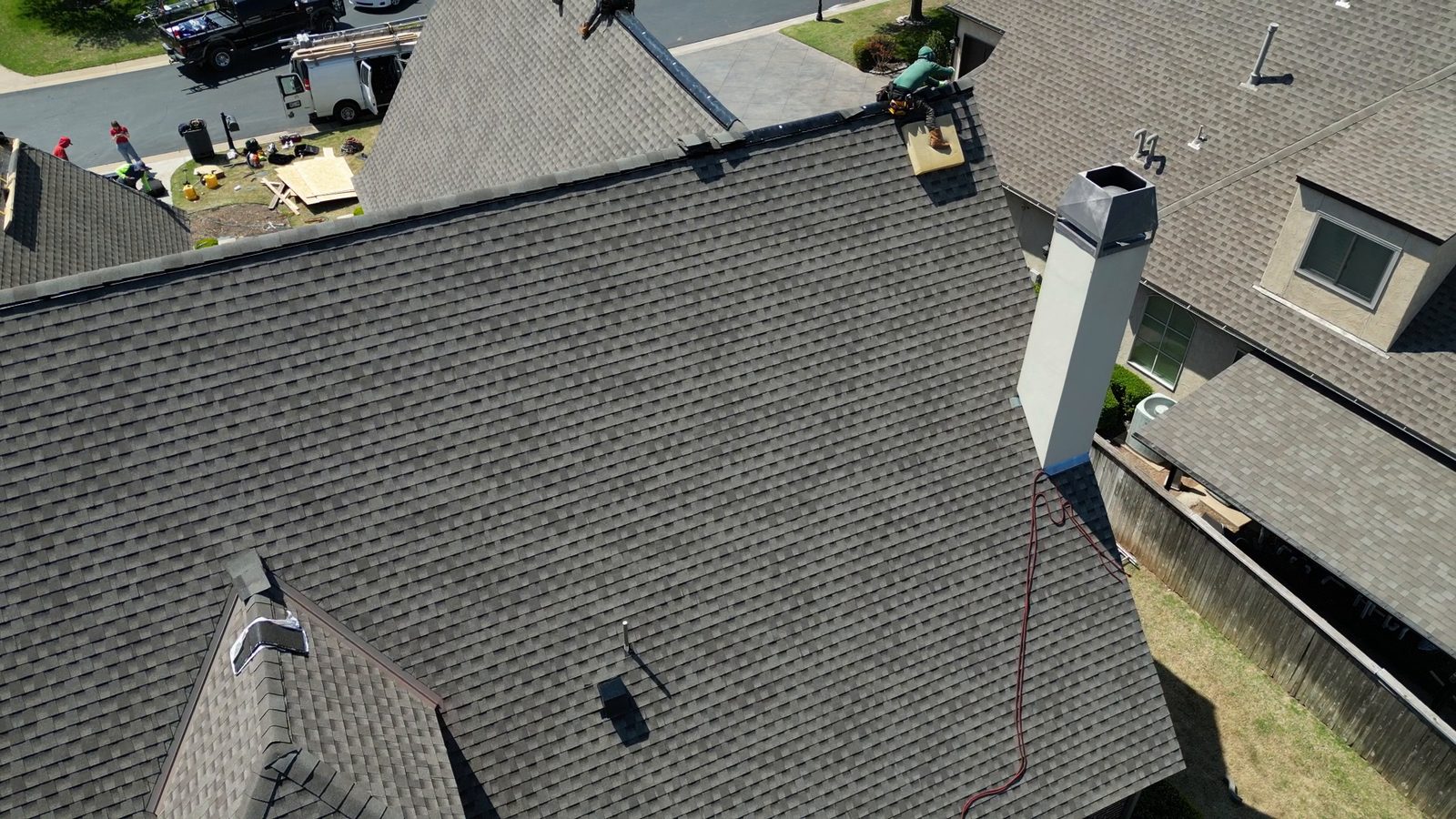 Finished architectural shingles