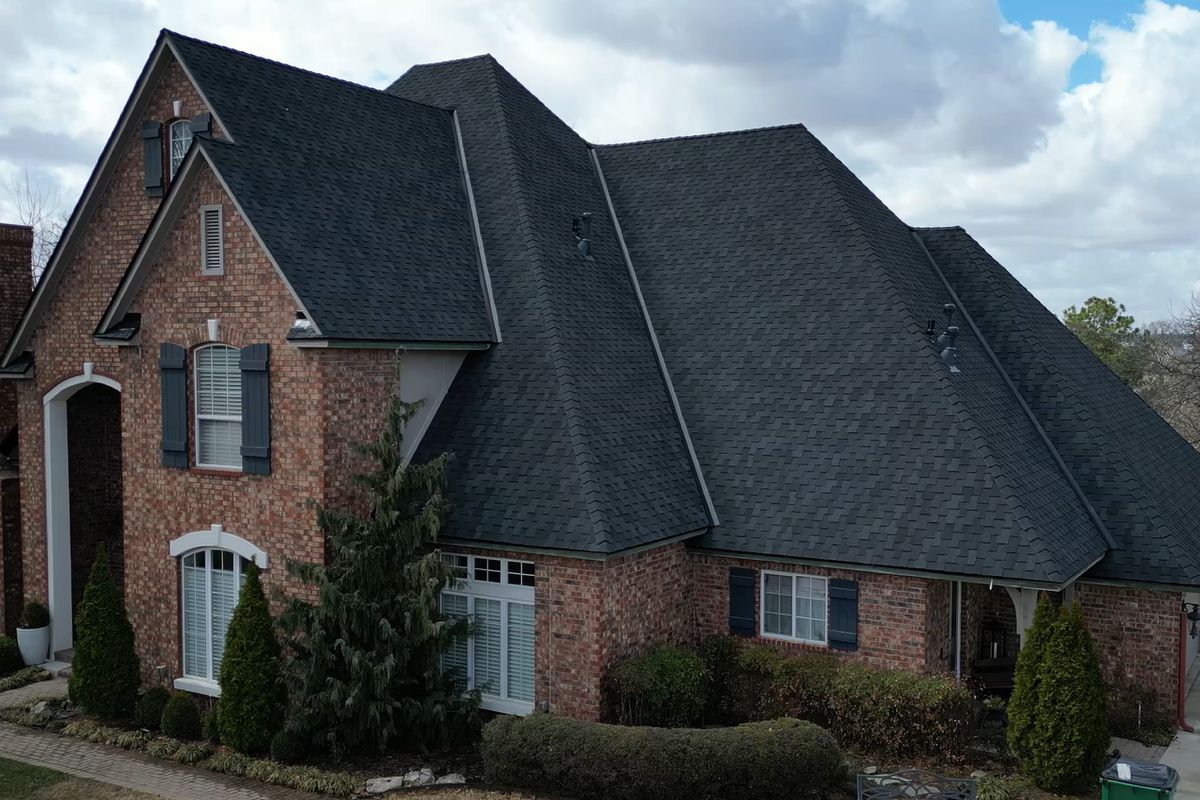 Architectural shingles roof