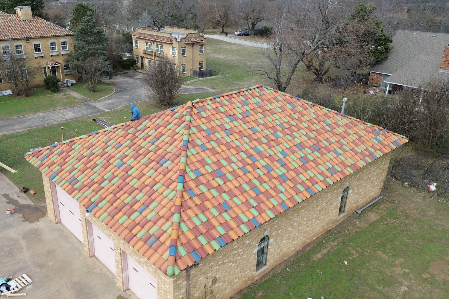 Tile & slate roof