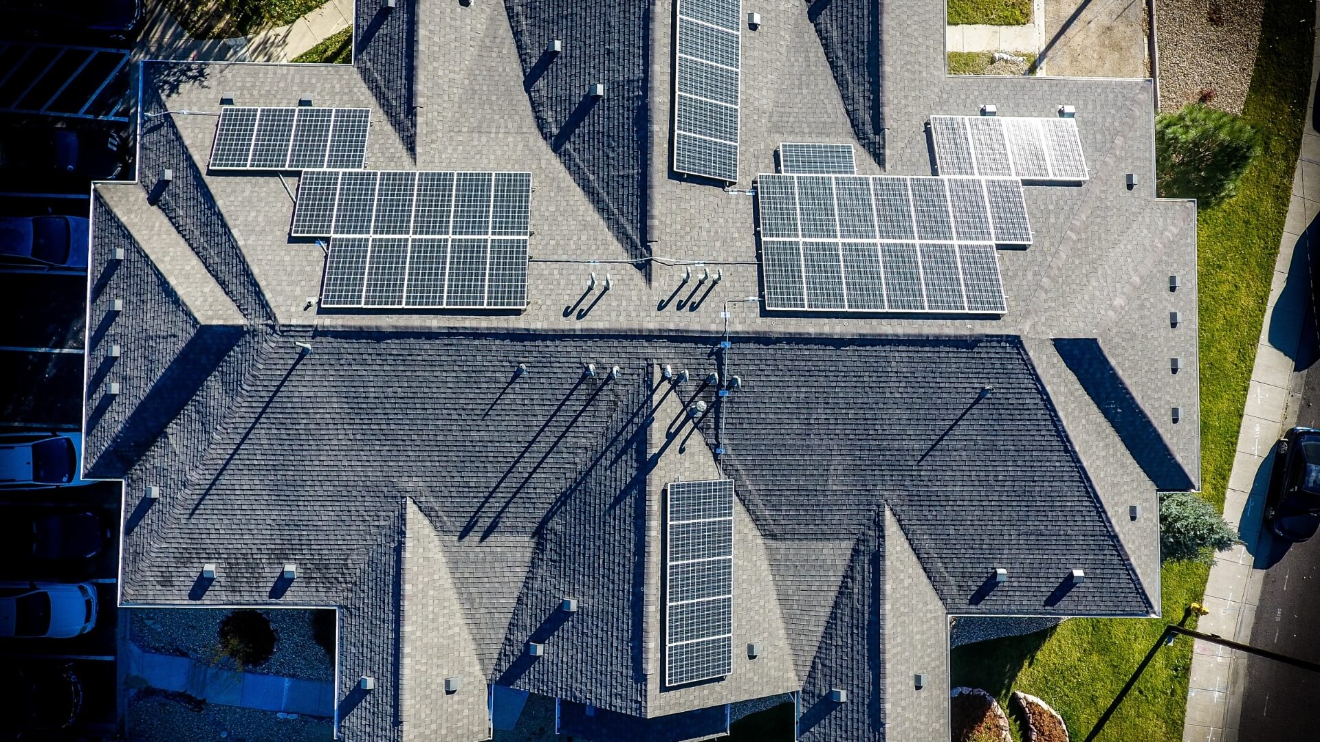 Solar Panels on a Tulsa Home's Roof