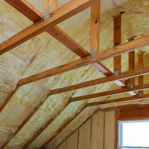 Roof Insulation inside of a Vaulted Attic space