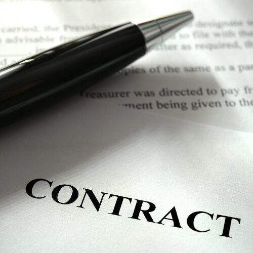 Roofing contract detailing the entire estimate and job requirements