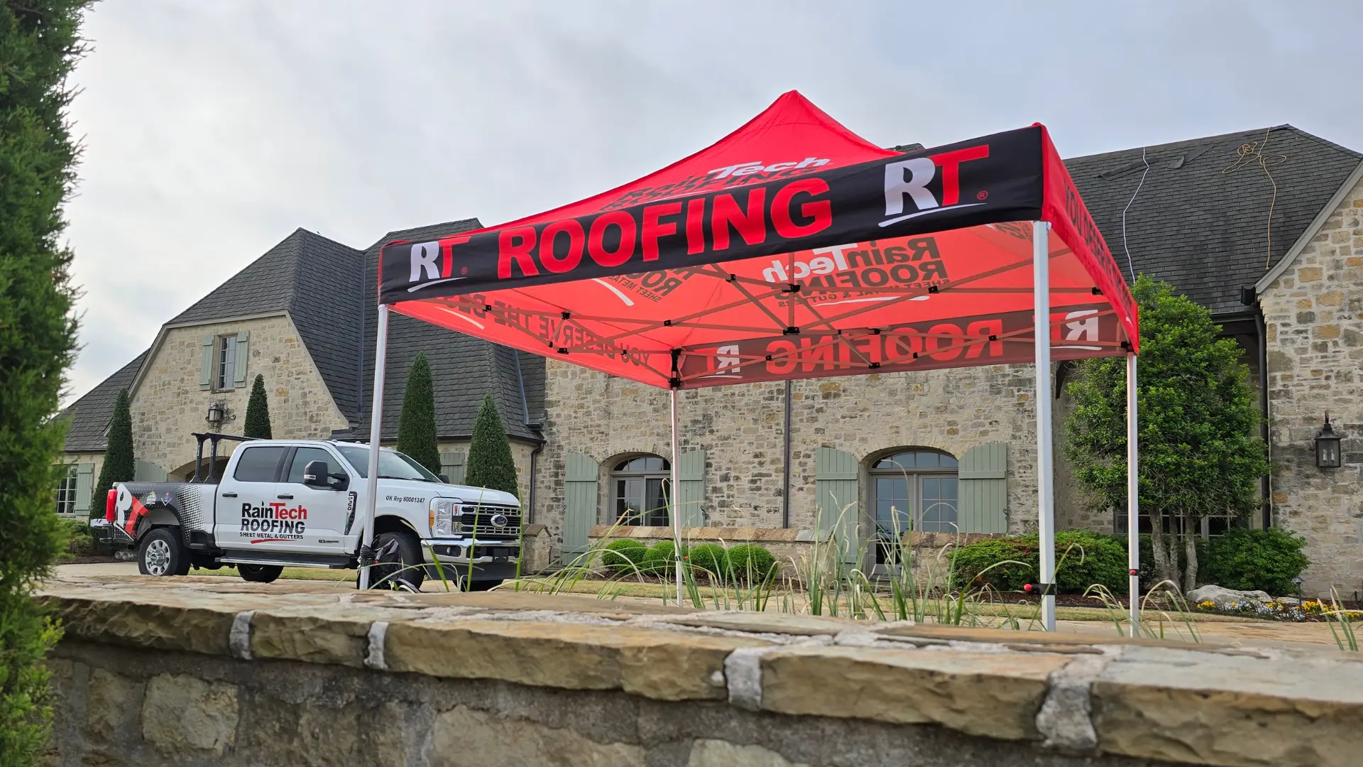 Large asphalt shingle roofing project completed by RainTech Roofing, Sheet Metal & Gutters in Bixby, Oklahoma.